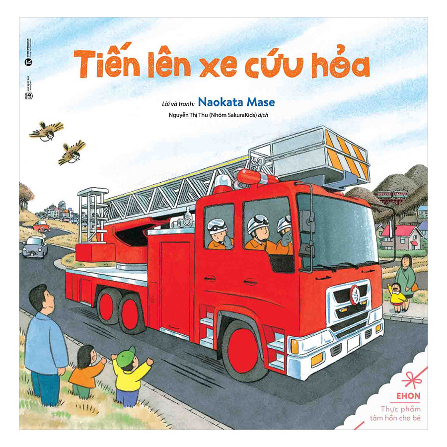 Ehon tiến lên xe cứu hỏa