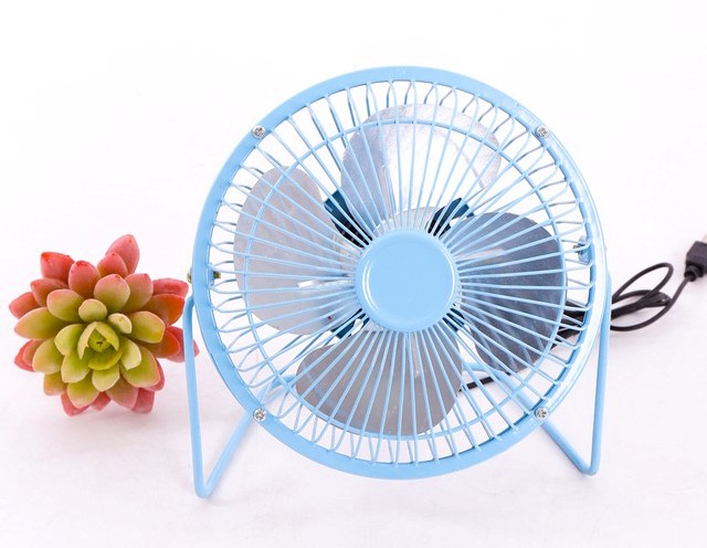 QUẠT LỒNG SẮT USB LOẠI LỚN 4 CÁNH, SIZE ĐẠI 20CM
