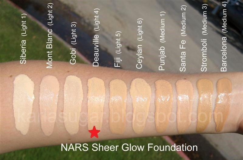 Kem nền Nars Sheer Glow Foundation Light 3 - Gobi (Bill Anh)