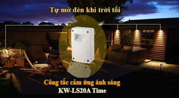 Công tắc cảm ứng ánh sáng Kawasan LS20A-TIME