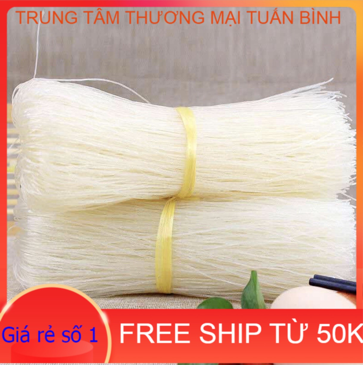 (Giảm 20k SHIP Đơn Từ 49K) 1KG Mì gạo sạch bún miến khô nhà làm- Mỳ gạo sạch Hùng Lô Phú thọ