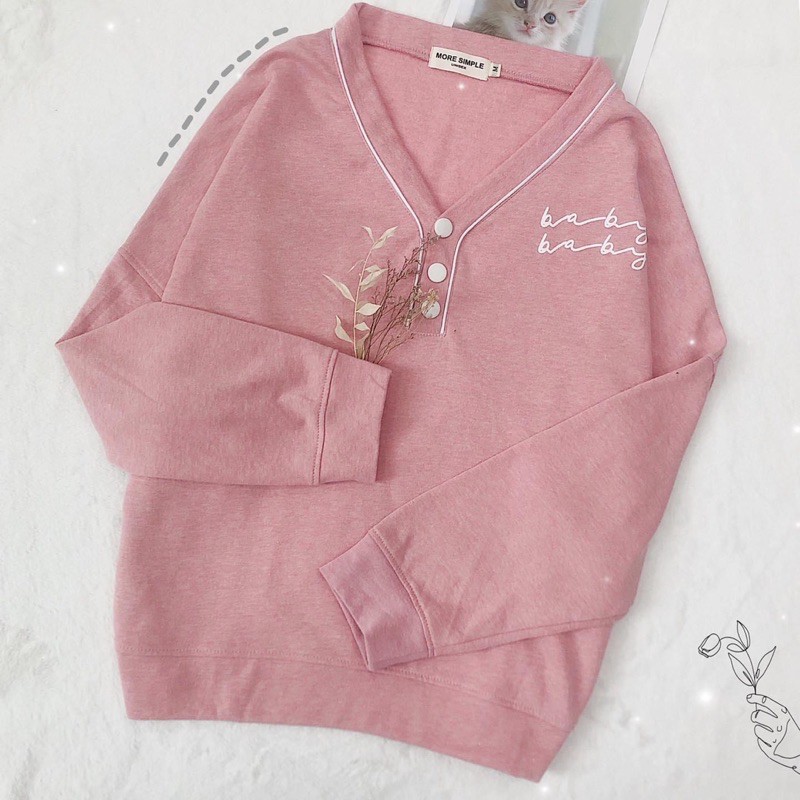 [HCM]Áo Sweater Baby Jem Closet Unisex ( Hình Thật 100% )