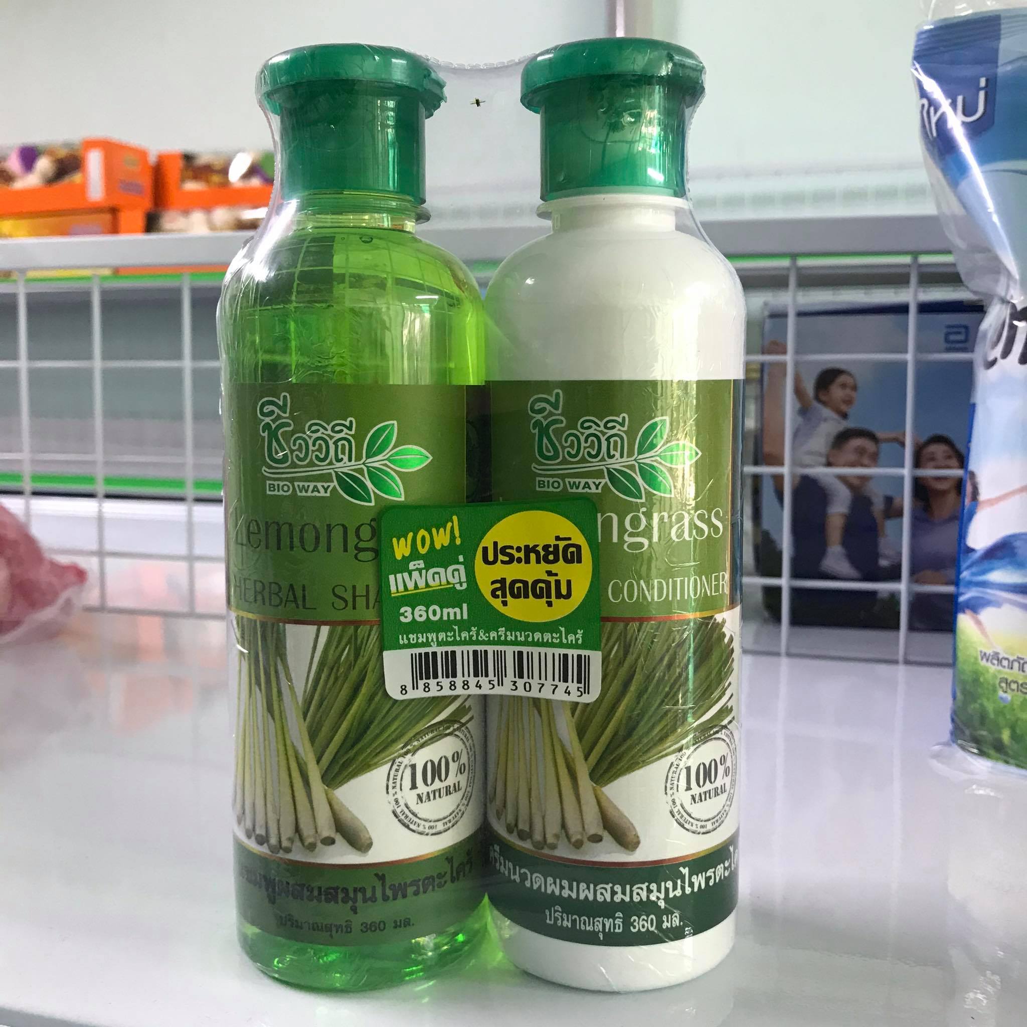 [HCM]DẦU GỘI VÀ XẢ TINH DẦU SẢ CHANH THÁI LAN - 135k/ cặp