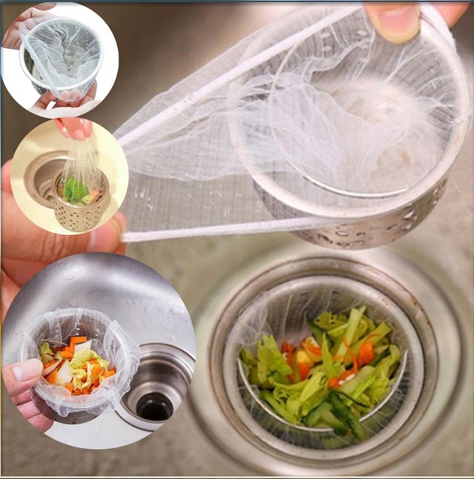 Bịch 500 Túi Lưới Lọc Rác Bồn Rửa Chén, Bát