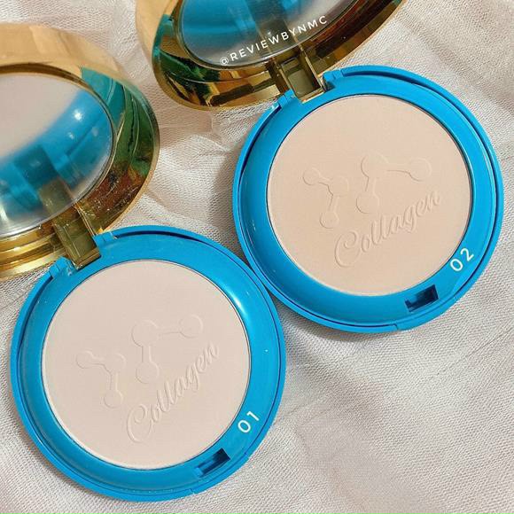 [HCM] Phấn Nền Trang Điểm 2 Tầng Collagen Karité