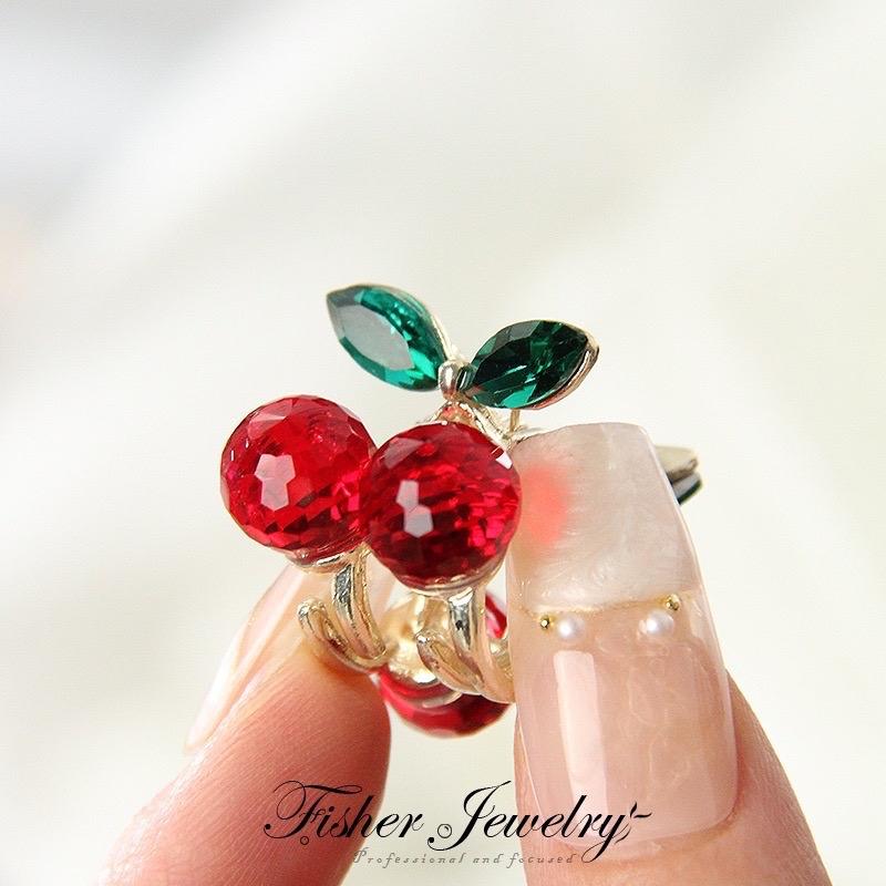 Kẹp Tóc Cỡ Nhỏ Hình Quả Cherry Dễ Thương