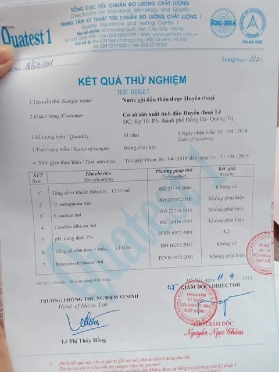 NƯỚC GỘI THẢO dượᴄ HUYỀN THOẠI