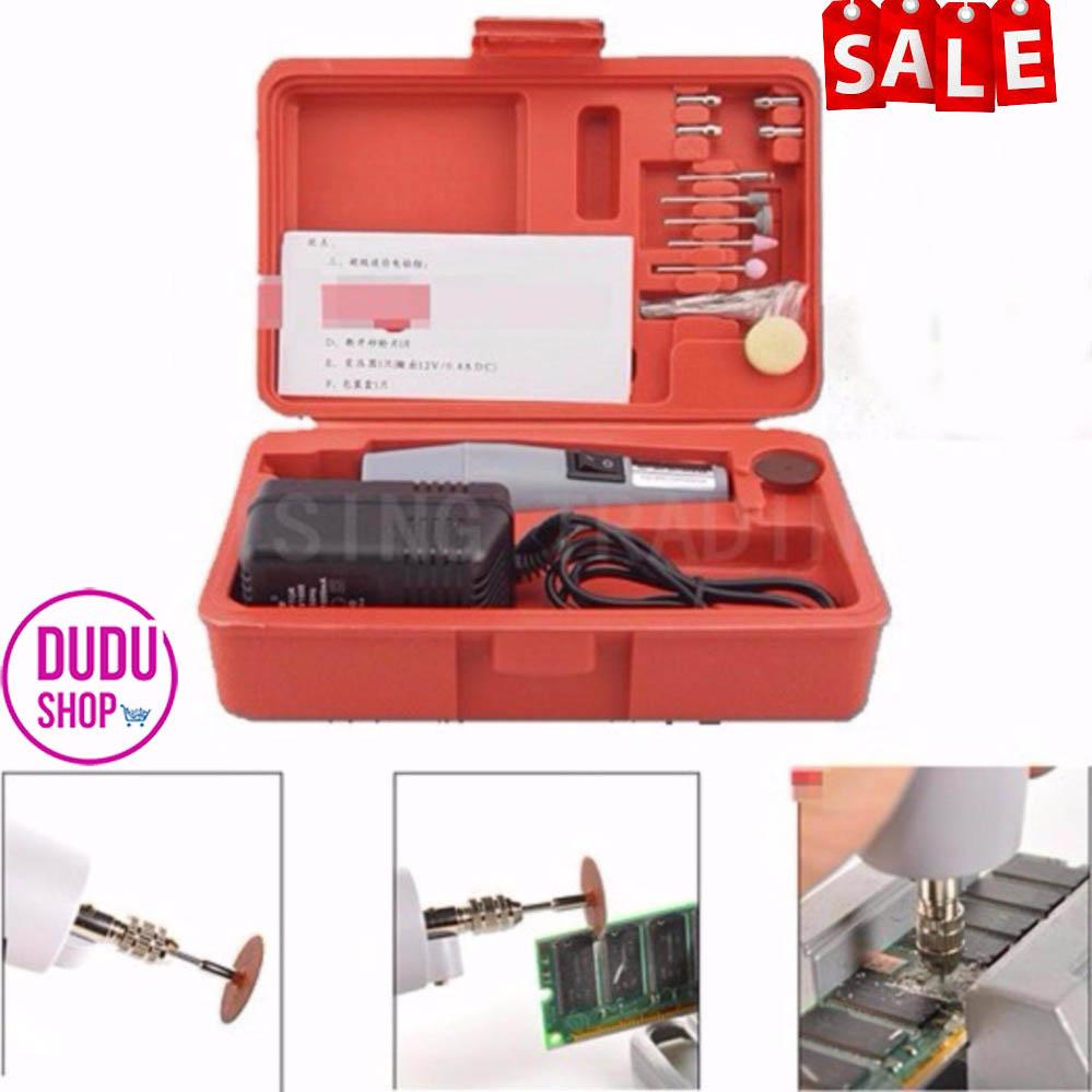 Khoang cam tay - May khoan tay nho - Máy khoan, cắt, mài mini đa năng 3 trong 1, TIỆN ÍCH- TIỆN LỢI-BH UY TIN. Mã số : DD03003
