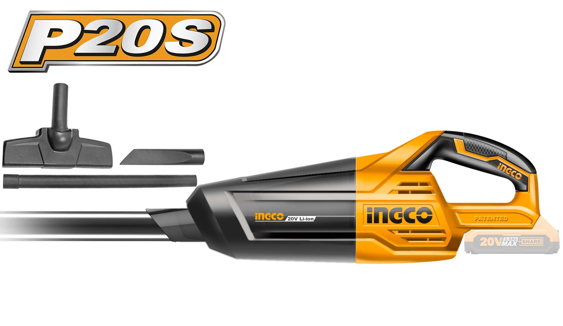 Máy hút bụi dùng pin lithium-ion ingco 20v cvli2001