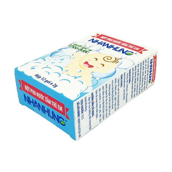 [GIÁ GỐC] Bột pha nước tắm trẻ em Nhân Hưng (Lẻ 10 gói và 30 gói)