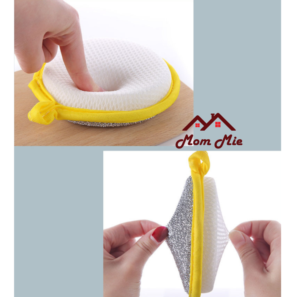[HCM] Miếng rửa chén tròn 2 mặt nhiều size - J149