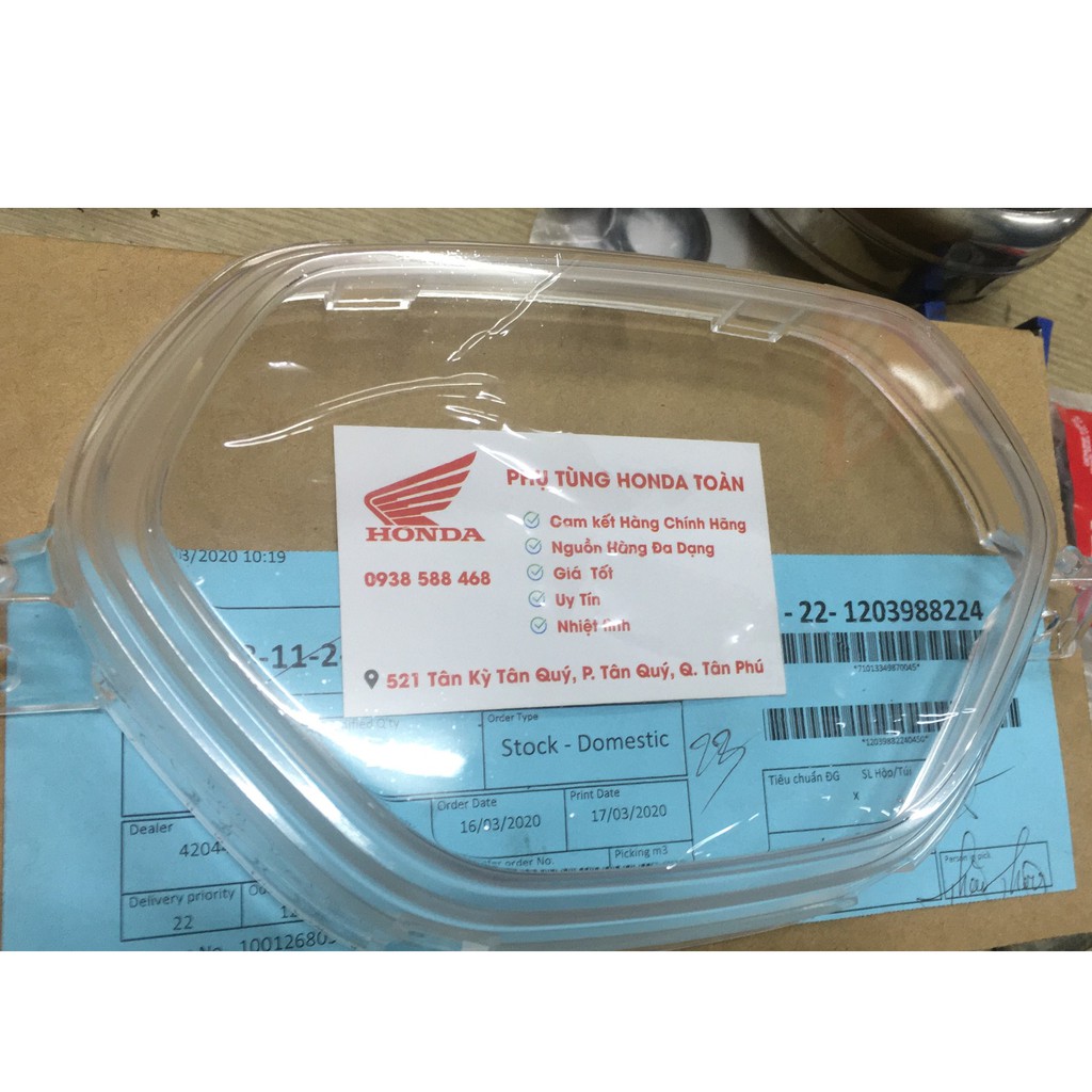 Mặt kính đồng hồ wave nhỏ / wave blade zin honda