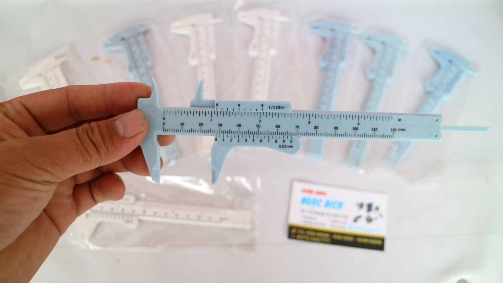 Thước Kẹp 120mm Bằng Nhựa Cao Cấp