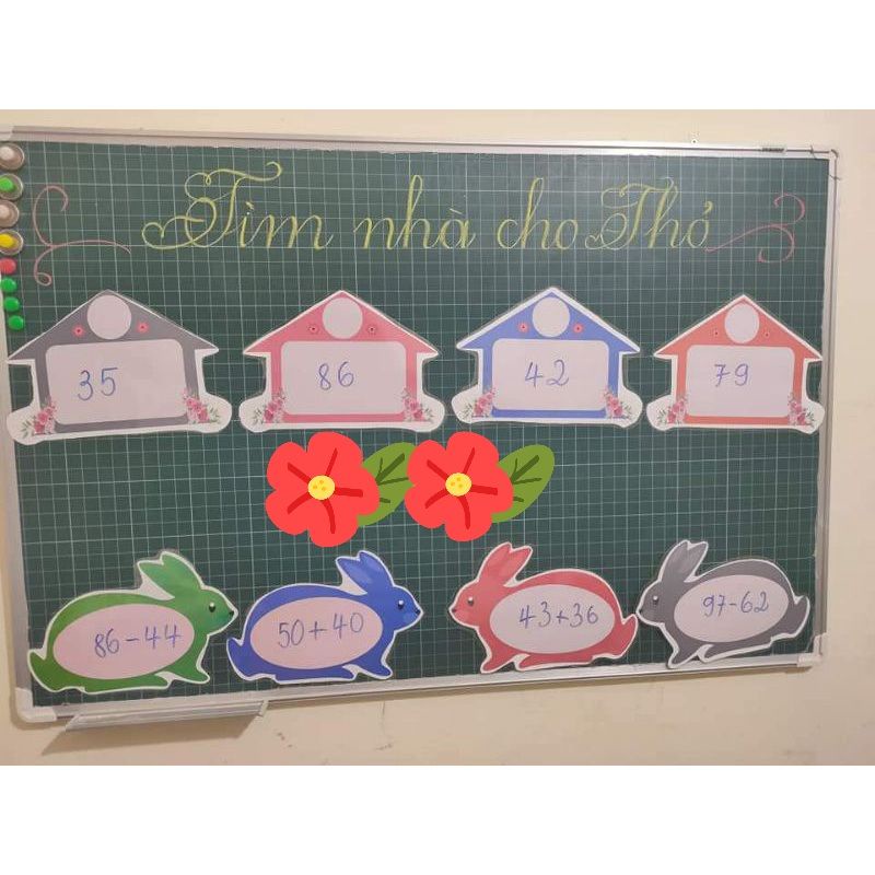 Bộ đồ dụng dạy học Tìm nhà cho Thỏ dùng cho các môn