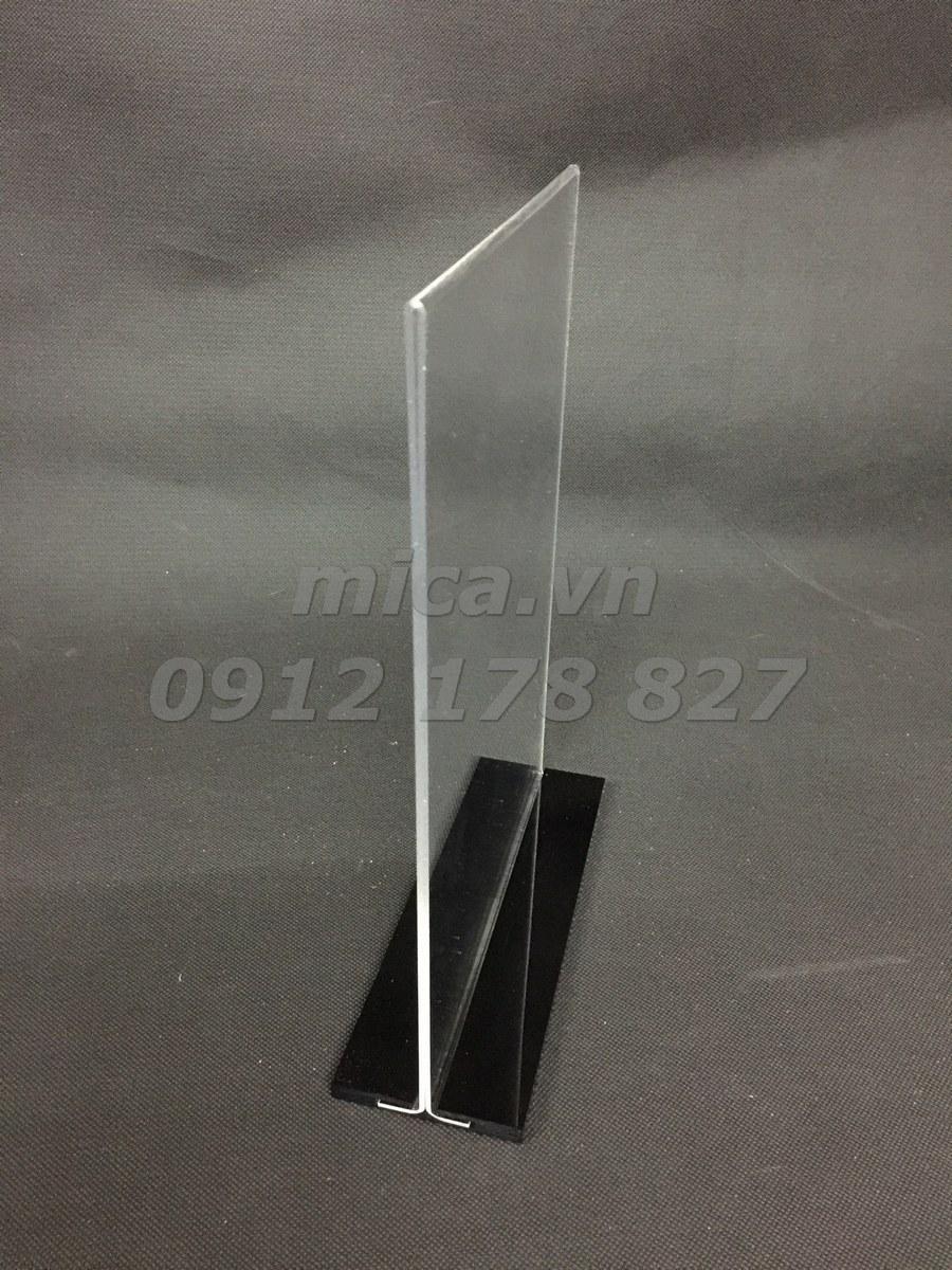 Menu mica A4 chân chữ T