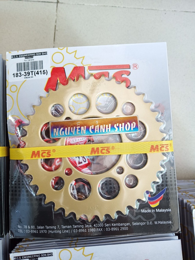 dĩa MCS cho xe máy