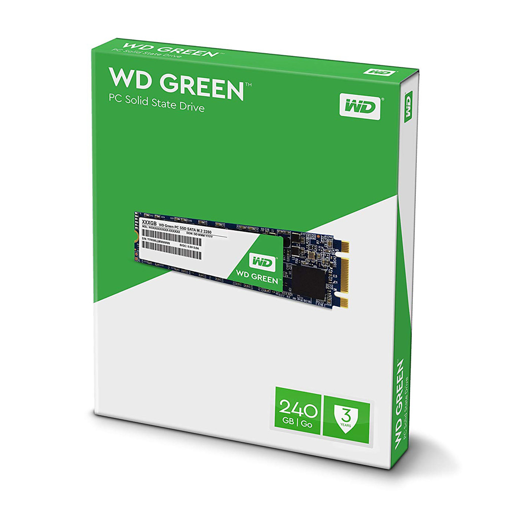 Ổ cứng SSD Western Green 120GB M.2 2280 (Đọc 545MB/s - Ghi 430MB/s) - (WDS120G2G0B)