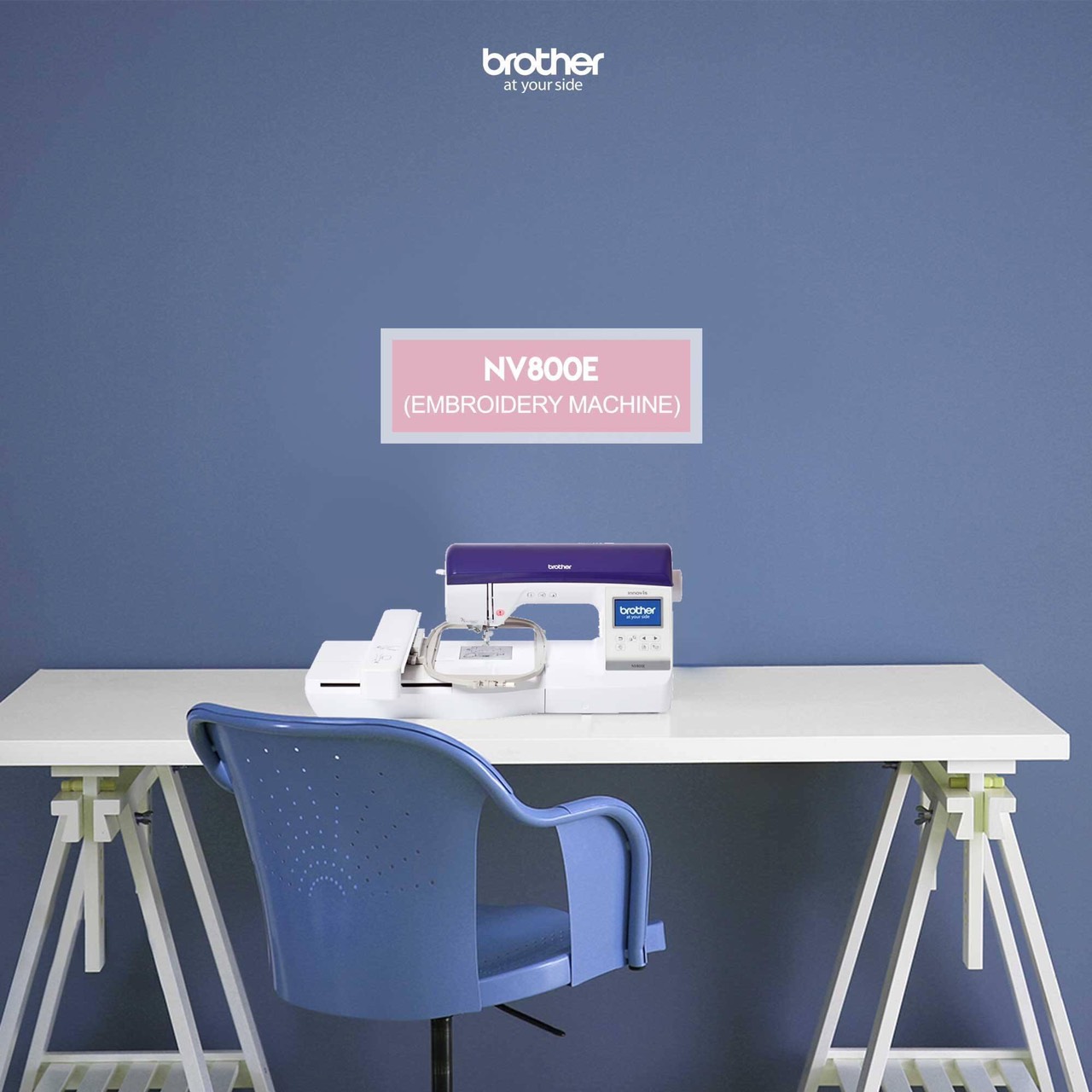 [Trả góp 0%]Máy thêu  Brother NV800E - chính hãng