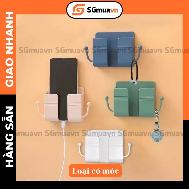 Kệ dán tường treo remote điện thoại di động
