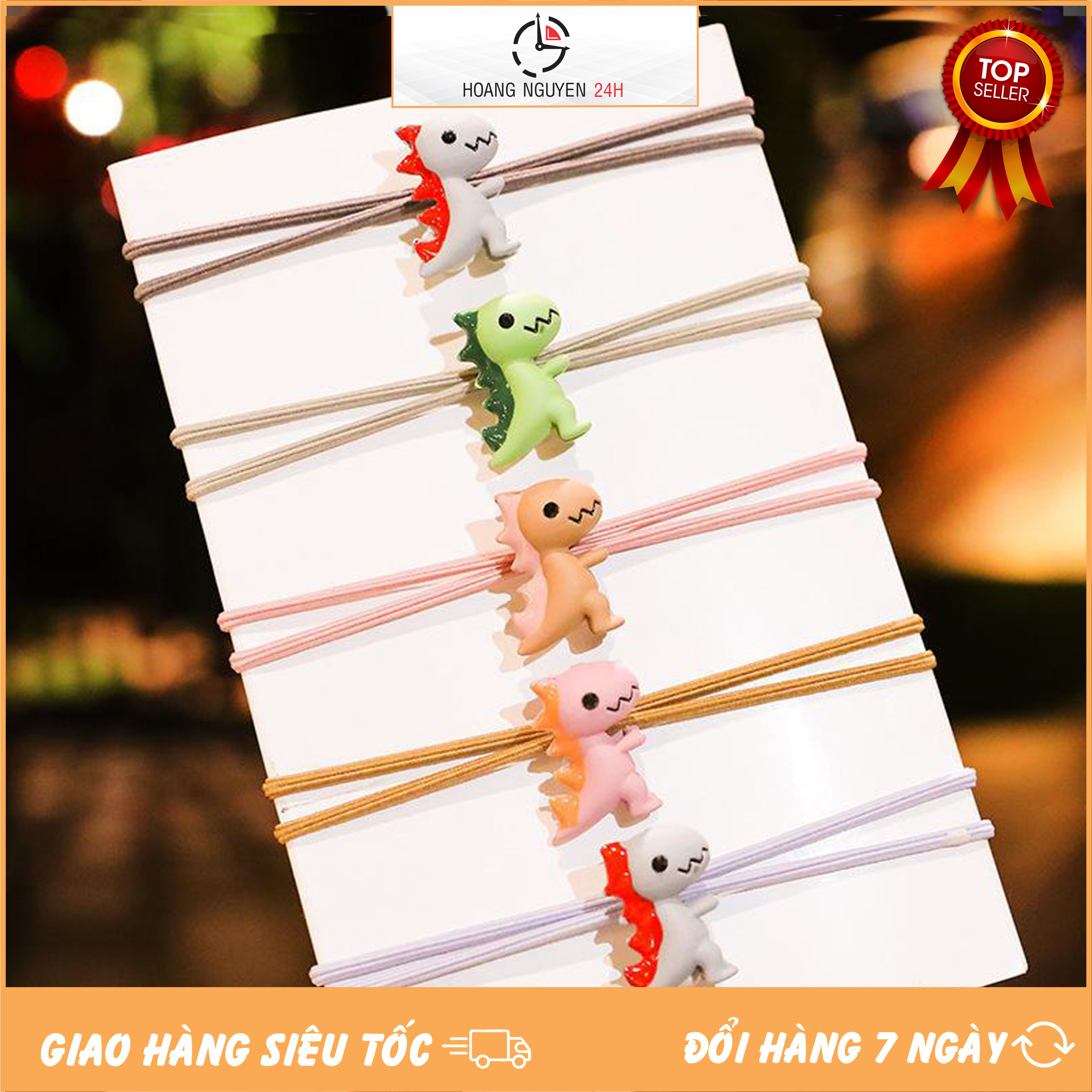 Dây Thun Buộc Tóc Co Giản Thời Trang Nhiều Mẫu Siêu Dễ Thương