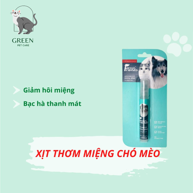 Xịt thơm chống hôi miệng cho chó/mèo lọ 14ml