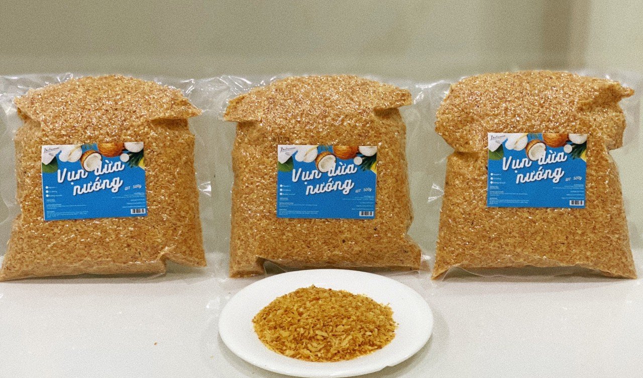 vụn dừa nướng