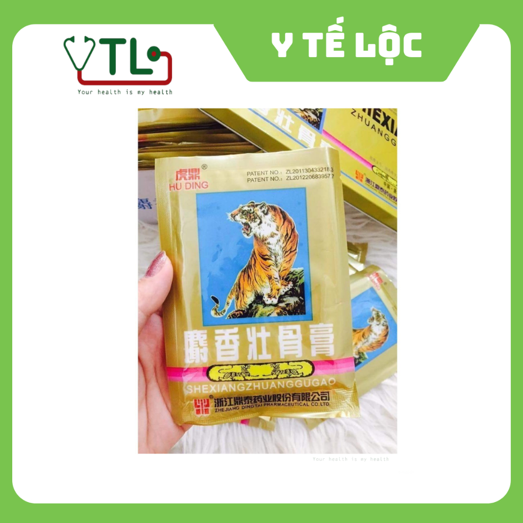 Bịch Cao Dán Con Cọp ( Cao Tráng Cốt Chỉ Thống Xạ Hương ) Chăm Sóc Chấn Thương