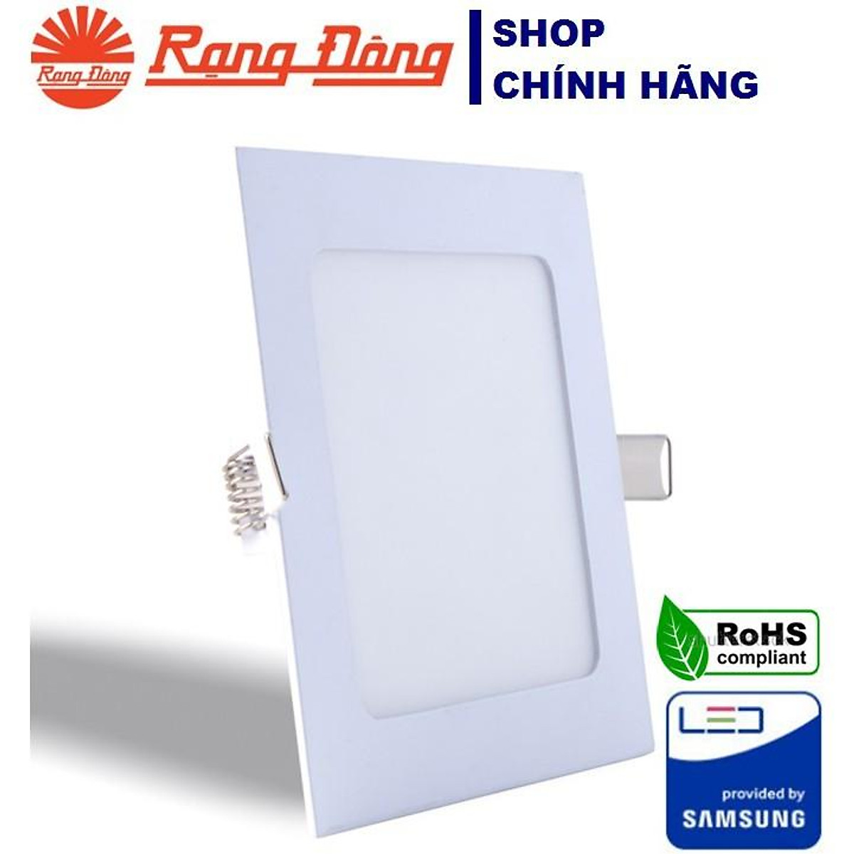 Đèn LED panel vuông siêu mỏng 9W, 12W Rạng Đông - Samsung chipLED, 2 năm Bảo hành