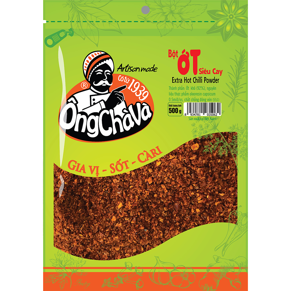 Bột Ớt Siêu Cay Ông Chà Và 500g