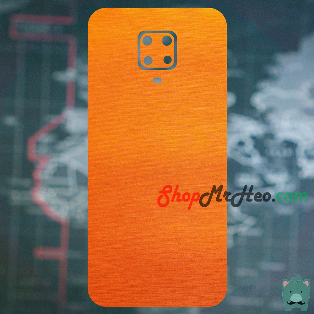 [HCM]Skin Dán Mặt Sau Lưng Vân Nhôm Xiaomi Redmi Note 9 - Note 9s