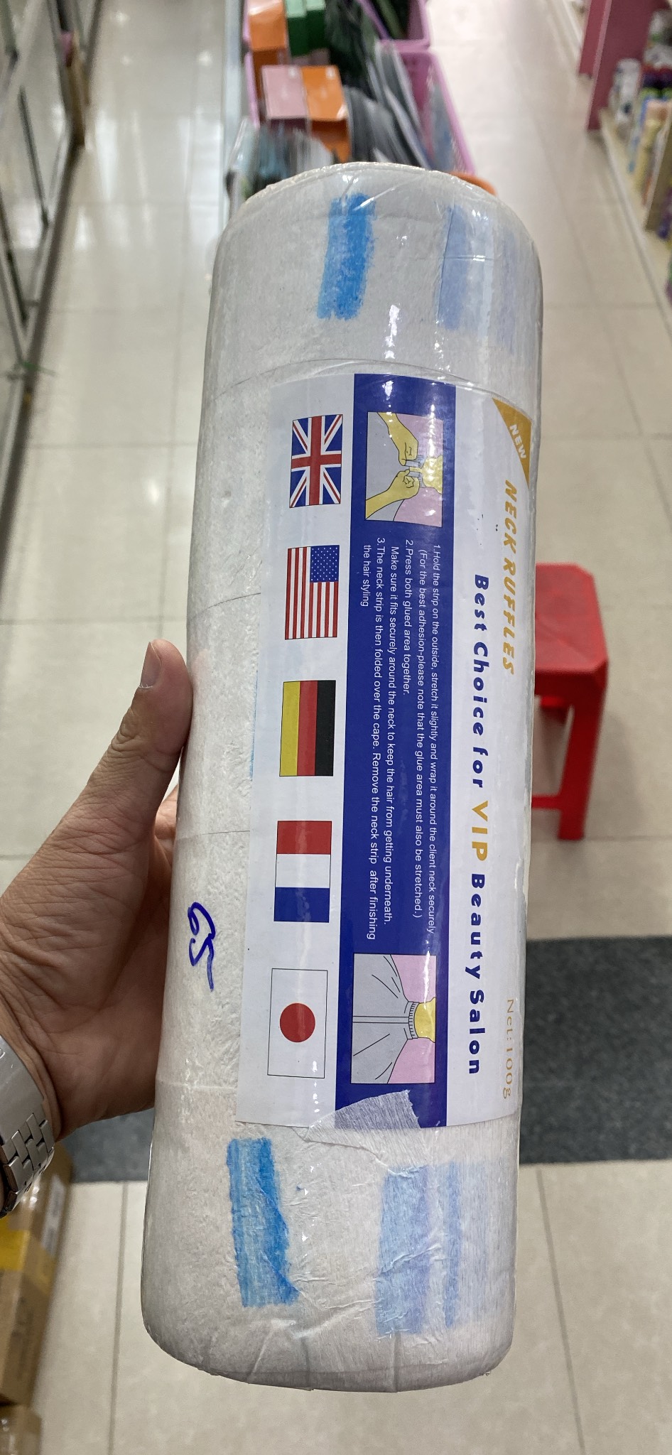 Giấy cuốn cổ chuyên dụng cho cắt tóc