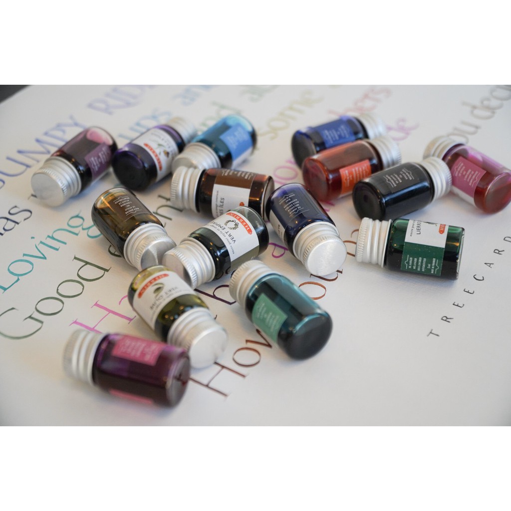 Bộ 15 lọ 5ml mực J.Herbin