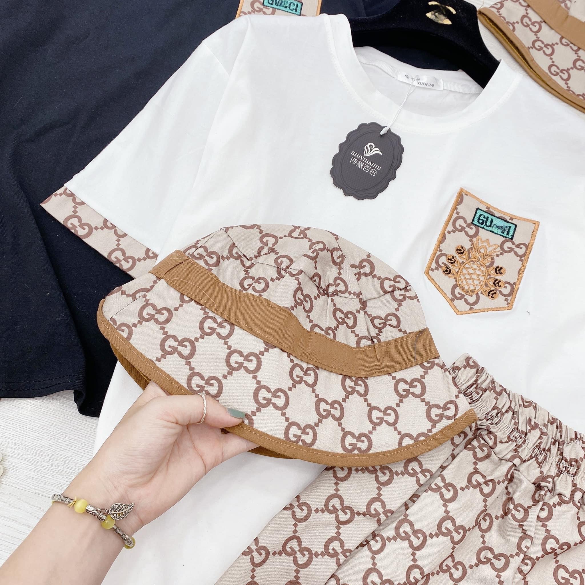 Set bộ 3 món guccii kèm mũ siiuu xinh
