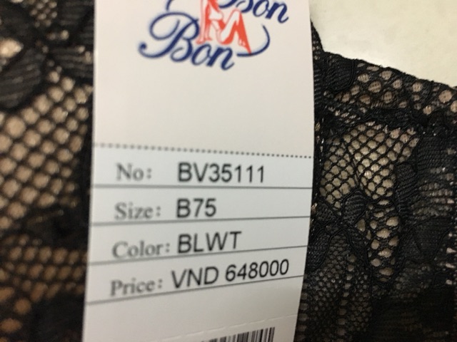 Áo nâng ngực cúp ngang Bon Bon 35111
