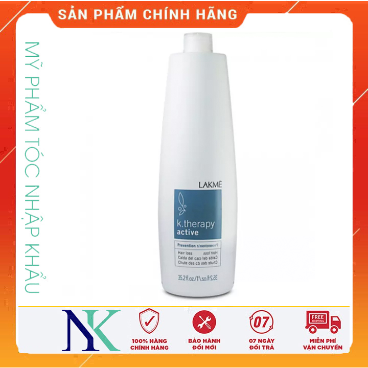 Dầu gội chống rụng tóc lakme k.therapy active 1000ml