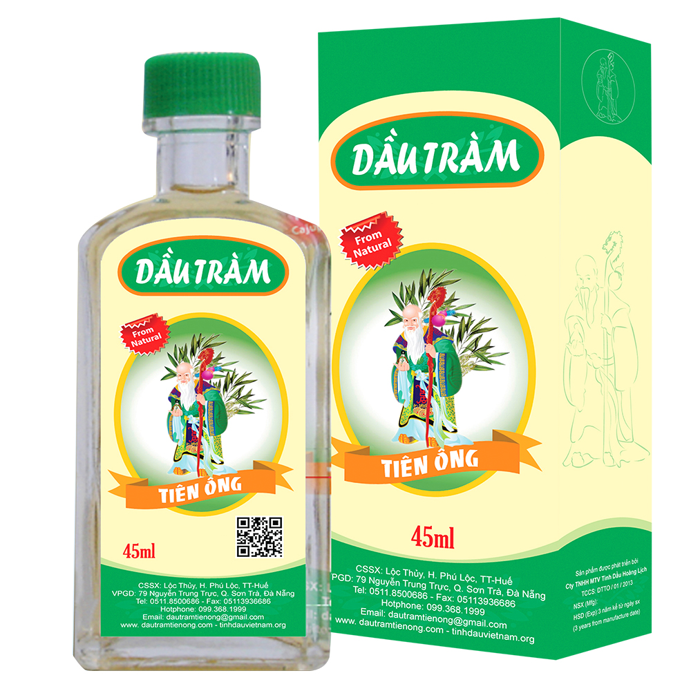 [HCM]Dầu Tràm Tiên Ông 45ml