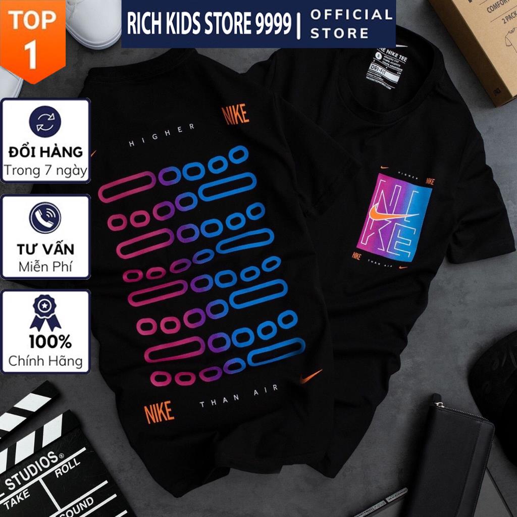 Áo thun thể thao logo n!ke chính hãng - giá rẻ - chất lượng 100% cotton - 2 màu trắng - đen có big size