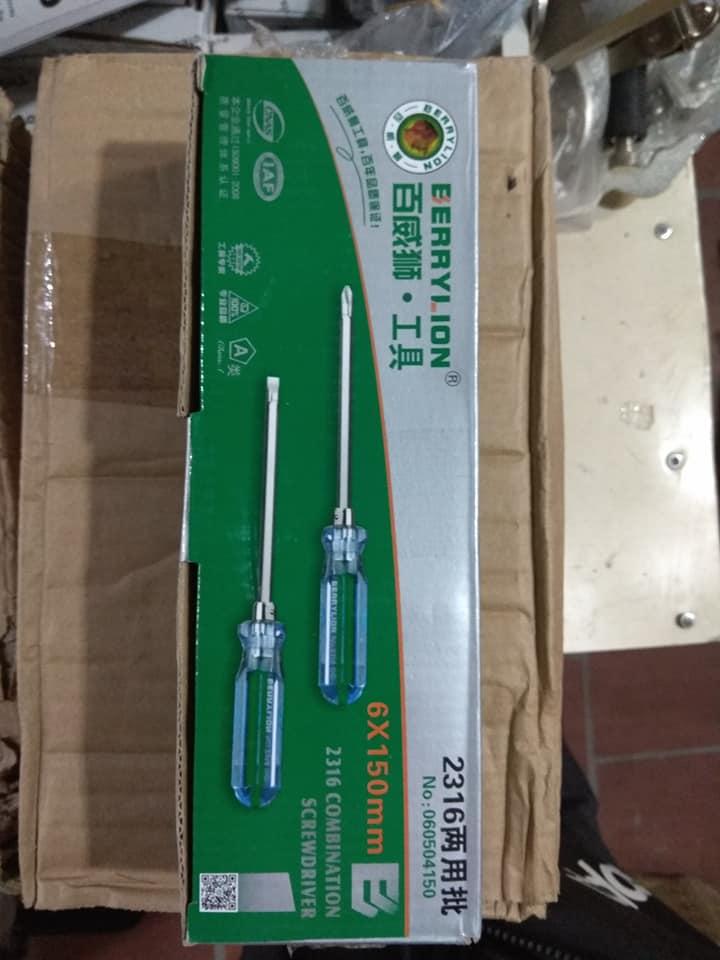 12 chiếc tô vít 2 đầu 6x150mm  Berrylion