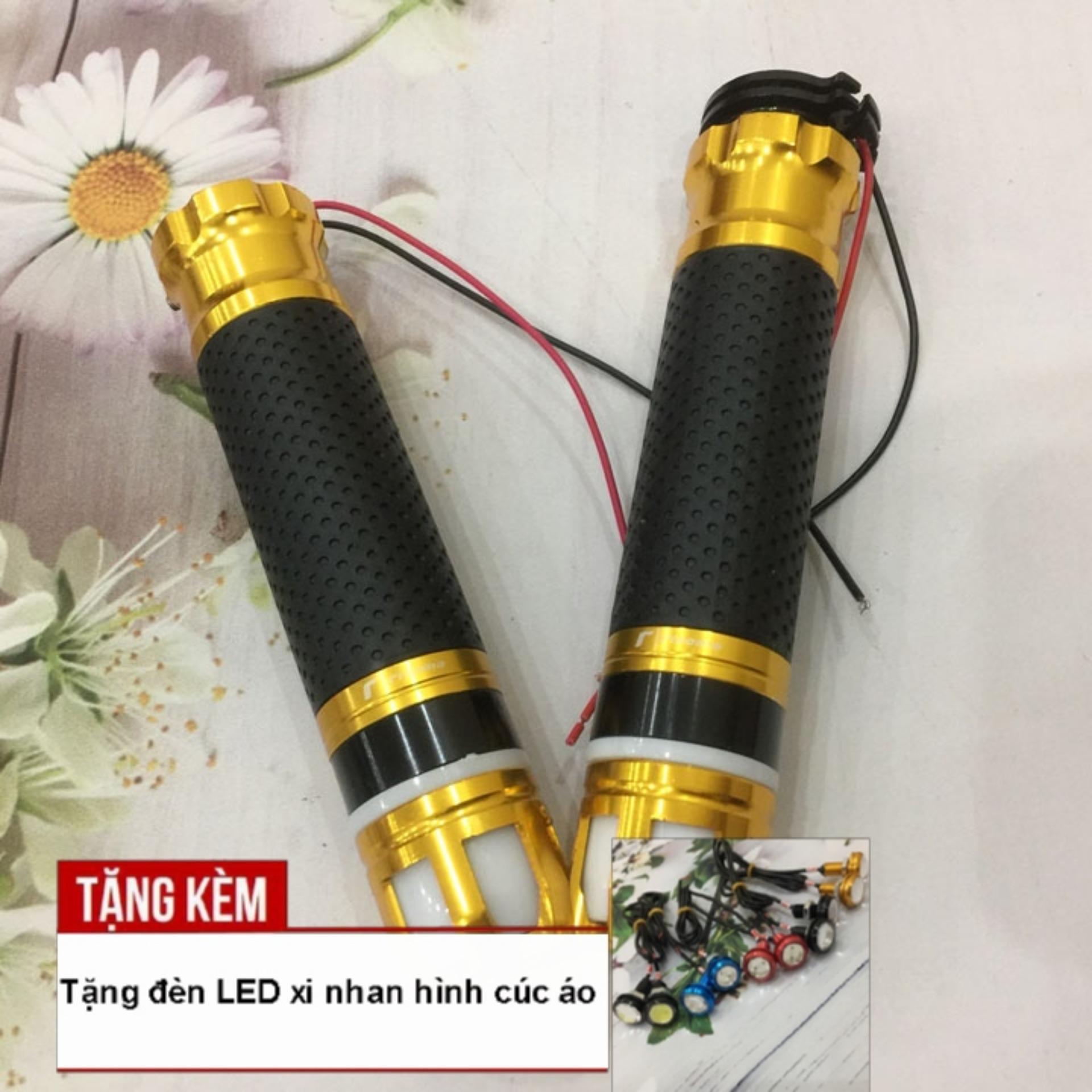[TẶNG ĐÈN XI NHAN CÚC ÁO] Đôi bao tay RIZOMA màu VÀNG thiết kế đèn LED đầu xoay khiến bạn tự tin cầm lái OX71