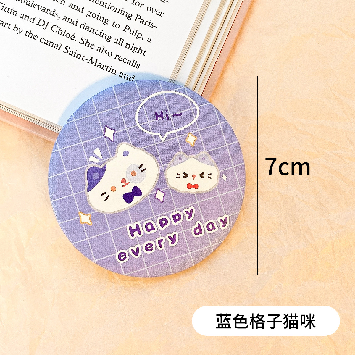 [HCM]Gương trang điểm mini cầm tay - UniLabel