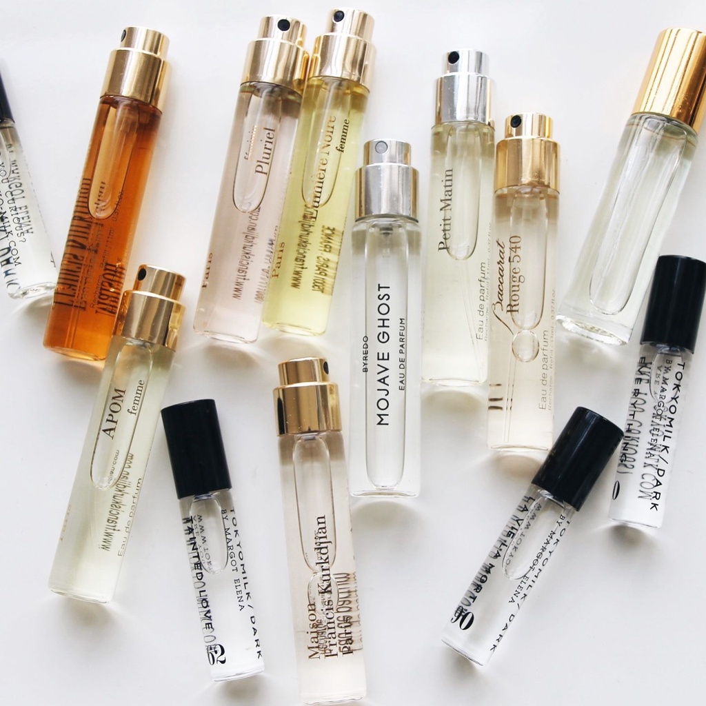 Vial nước hoa các hãng