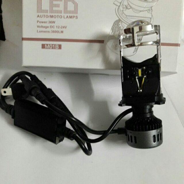 Đèn led bi cầu mini chân H4 M01B