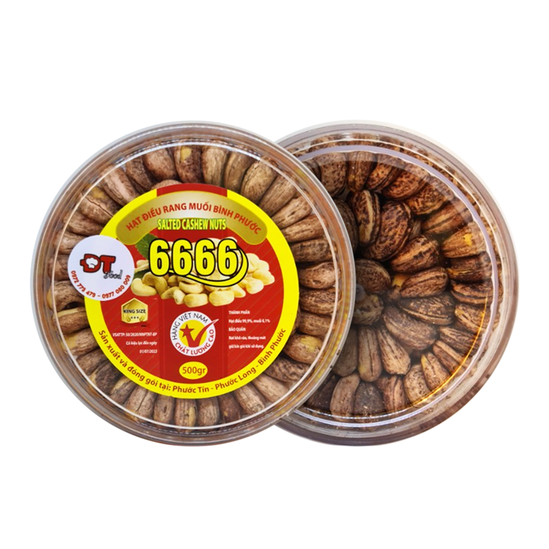 1kg Salt Roasted Cashew Nuts with Silk Shell Type 1 (2 Boxes of 500g)
