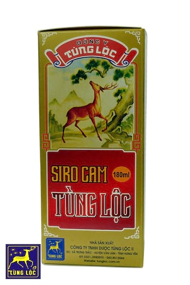 Siro cam tùng lộc giúp trẻ ăn ngon