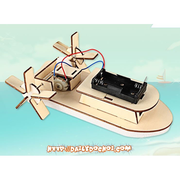 T8G THUYỀN GỖ DIY CHẾ TẠO TRẺ EM