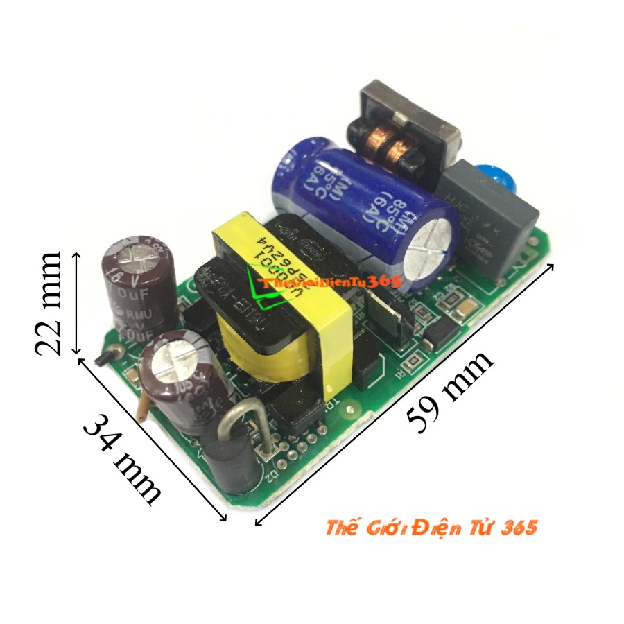 Bo Mạch Nguồn 12V 2A