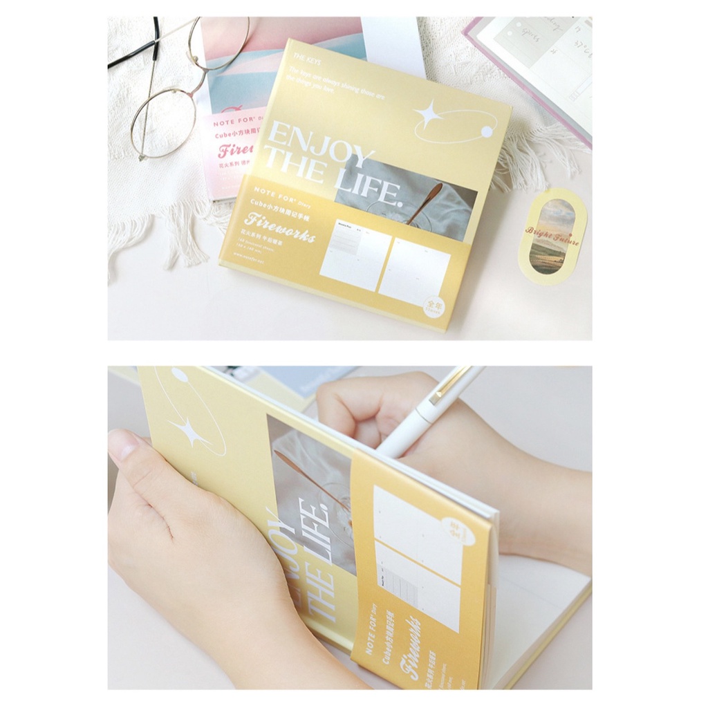 Sổ planner NOTE FOR CUBE