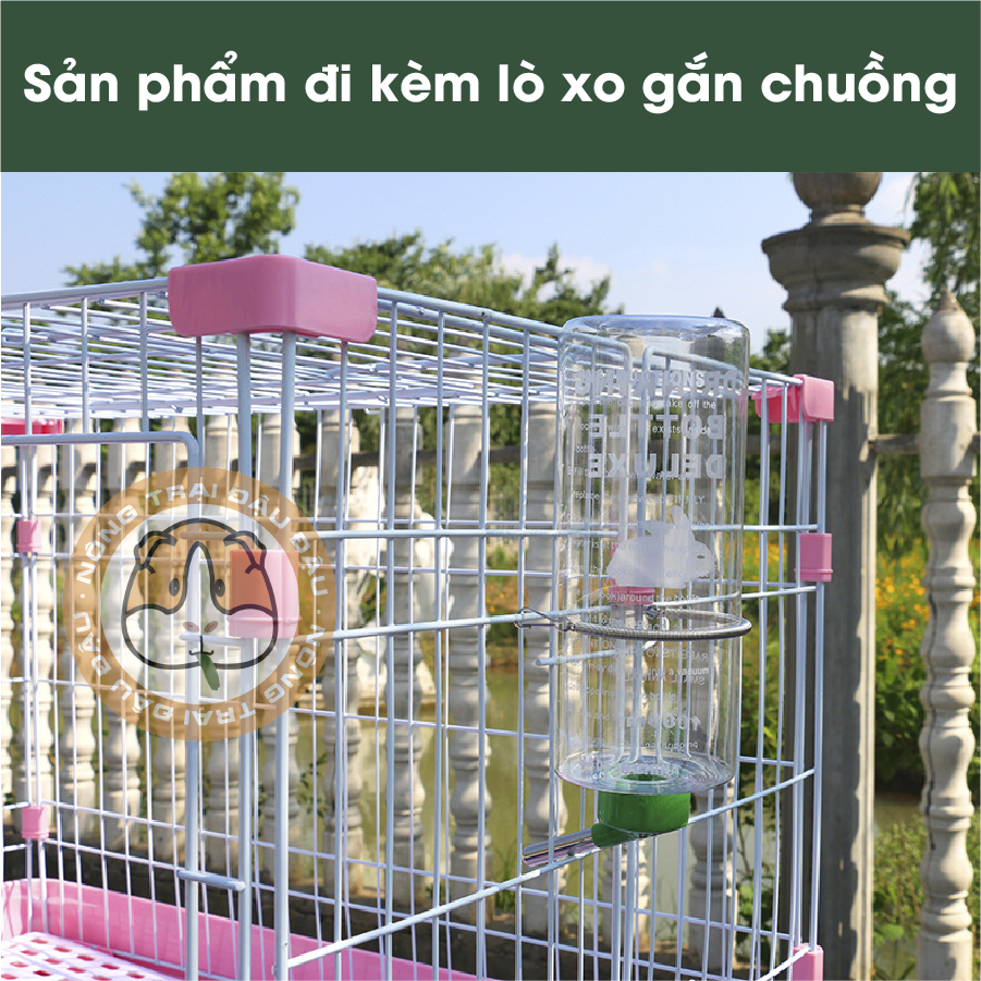 Bình Nước Cho Thỏ, Bọ Ú, Chinchilla, Hamster 500ml 1000ml