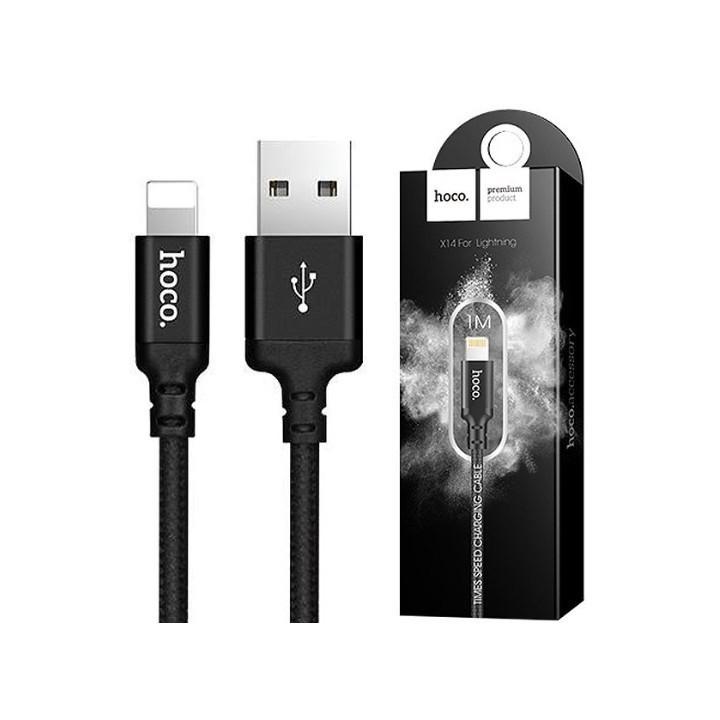 Cáp Sạc Cổng Lightning Cho IPhone Hoco X14 1M