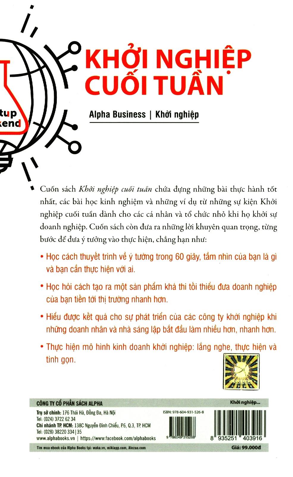 Sách - Khởi nghiệp cuối tuần